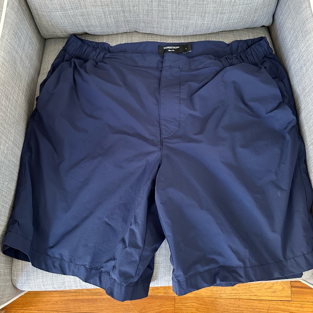 Nordstrom Two Pairs of Shorts. Black and Blue.